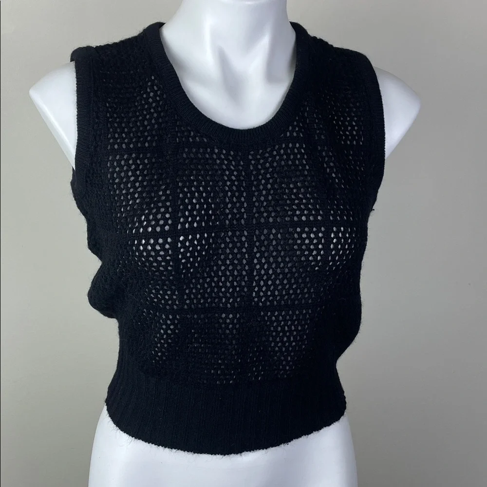 Ecco Bay Open Knit Vintage Sweater Vest